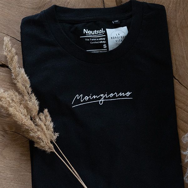 Shirt Moingiorno schwarz Stick