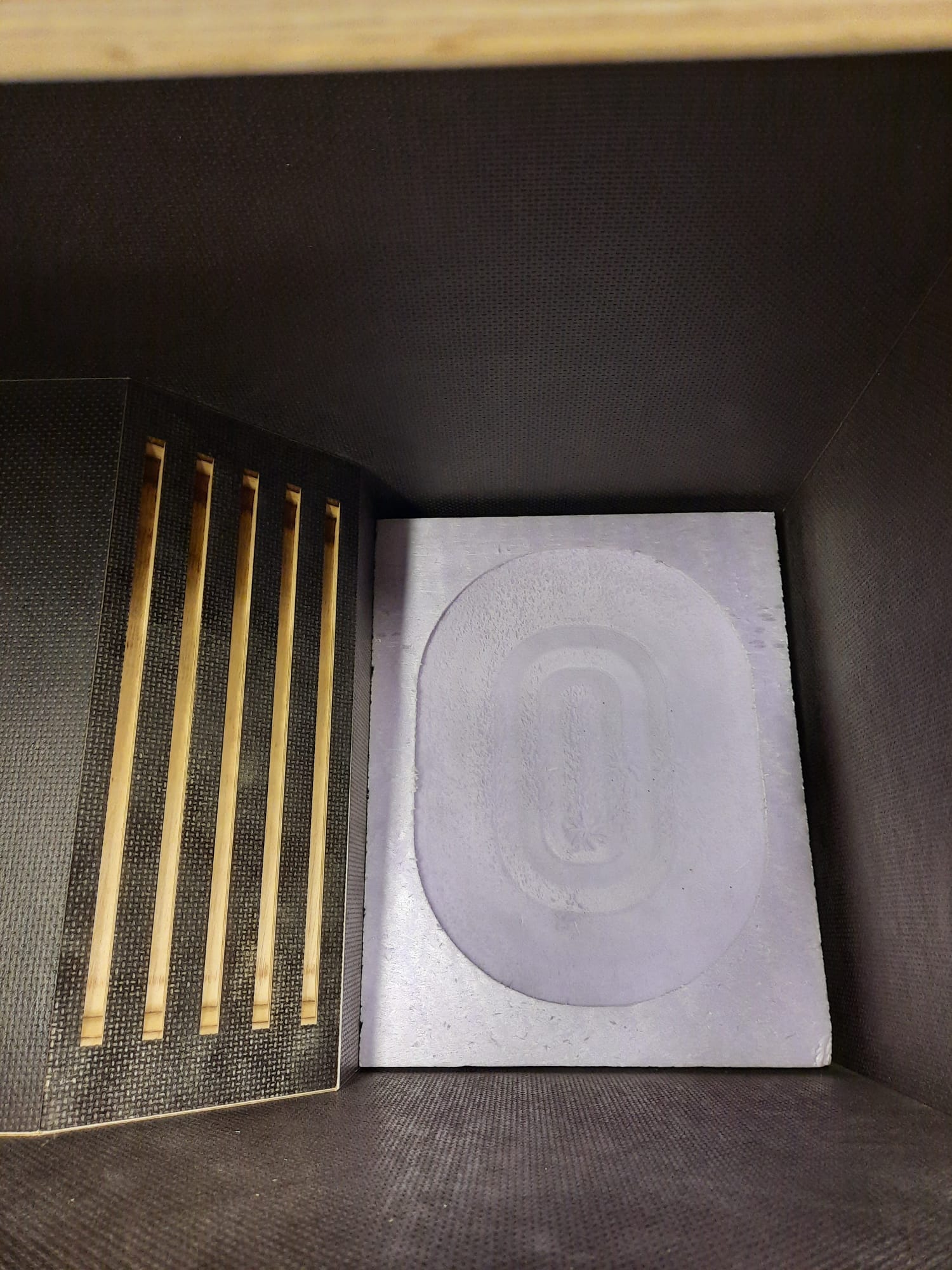 Nistmulde für Satteldach Entenbruthaus