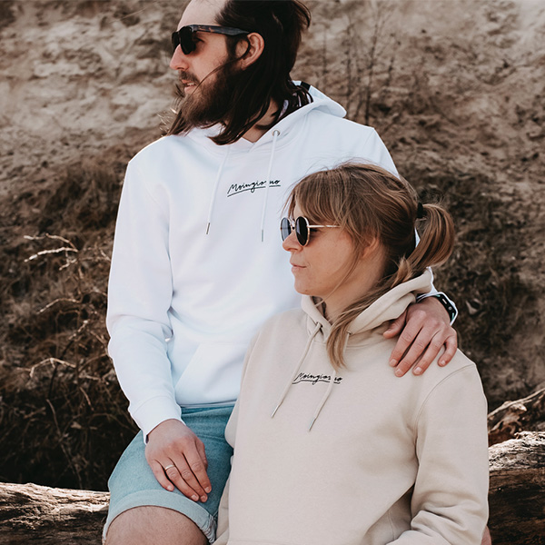 Hoodie weiß