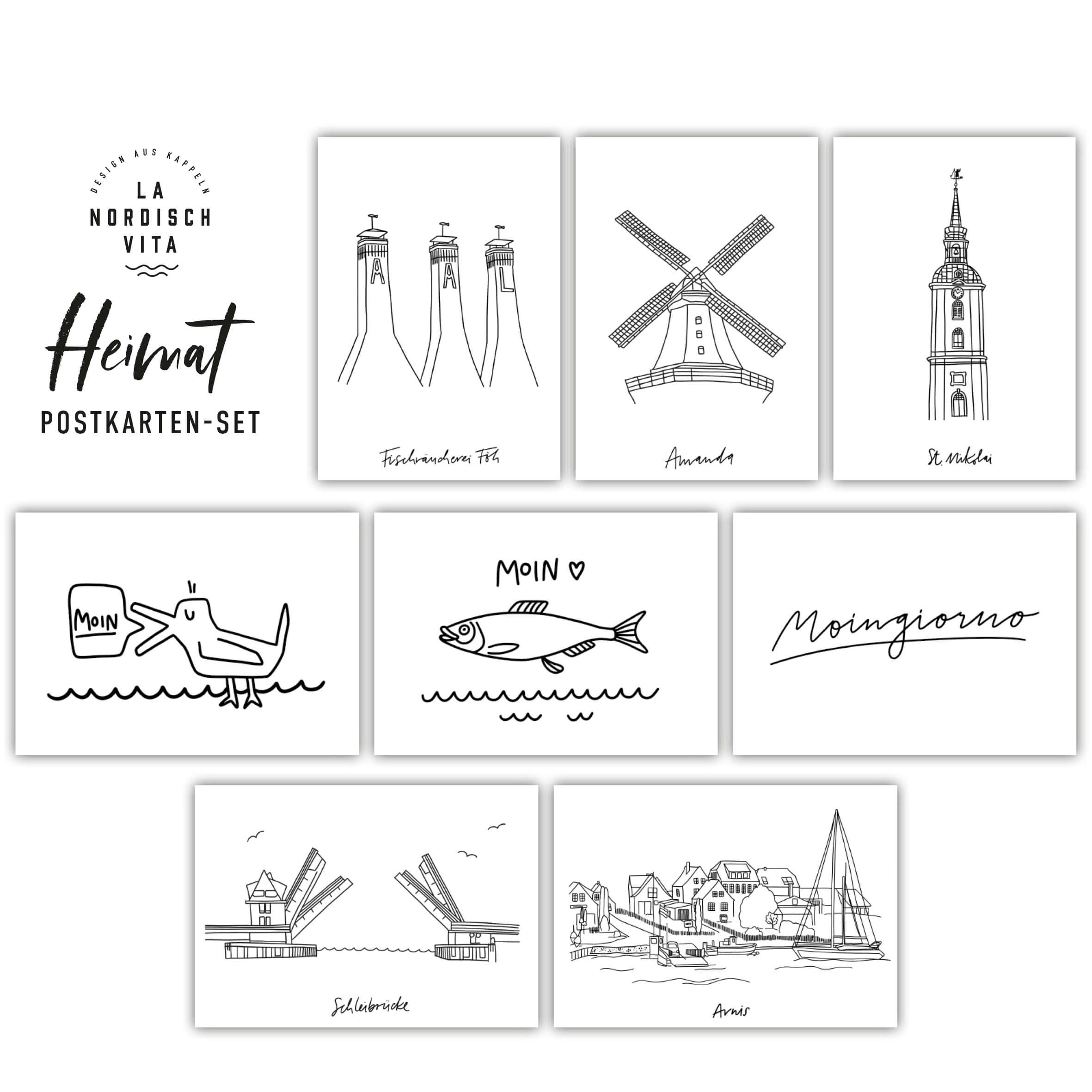 Postkarten-Set Heimat
