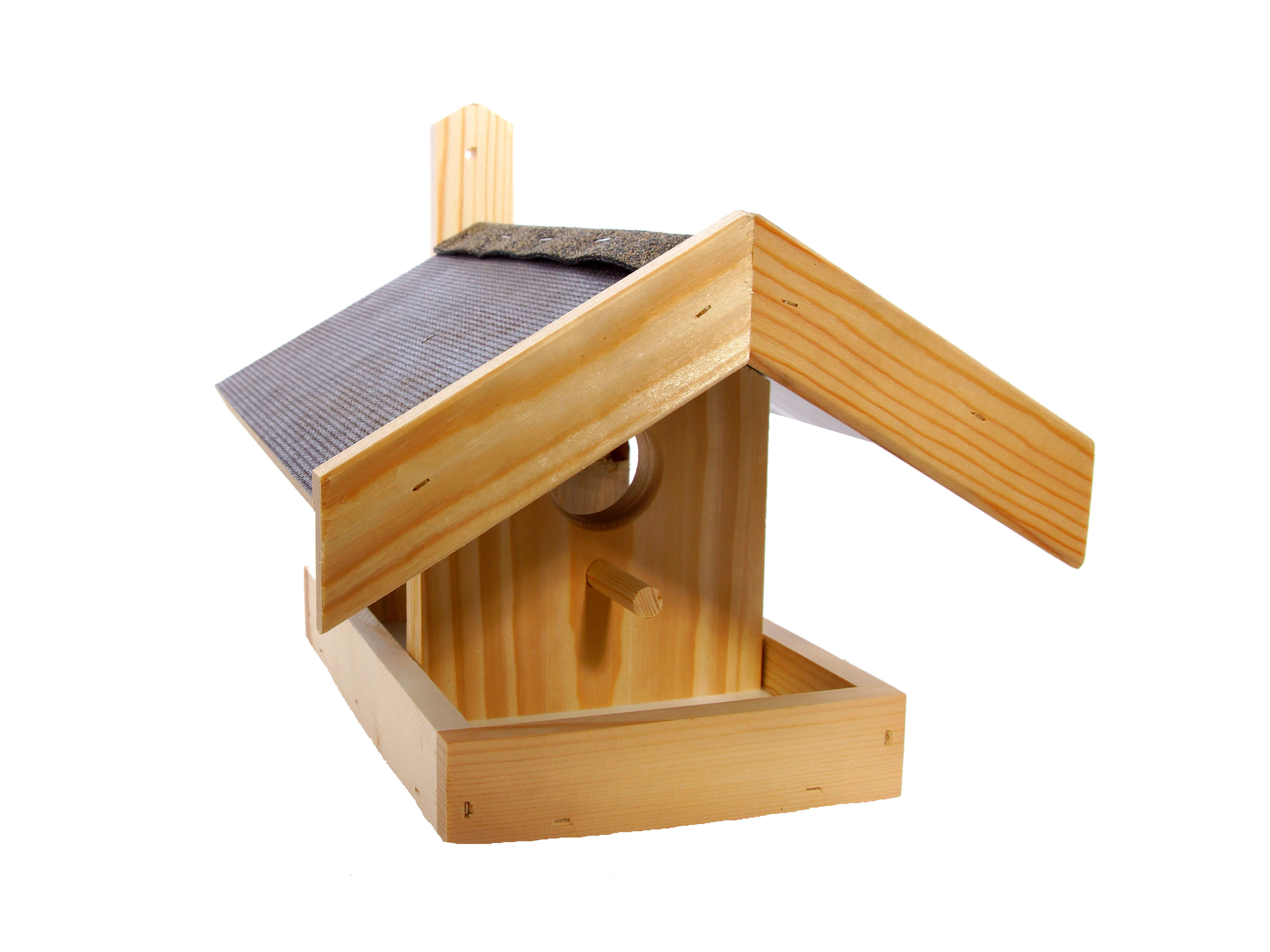 Vogelfutterhaus mit Veranda klein