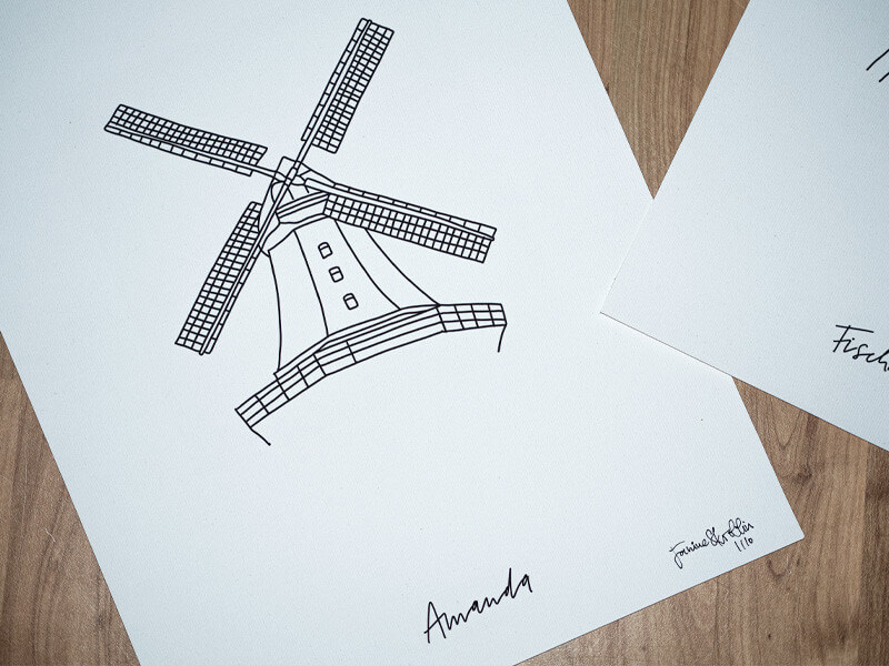 Kunstdruck 30x40 Sonderedition Amanda