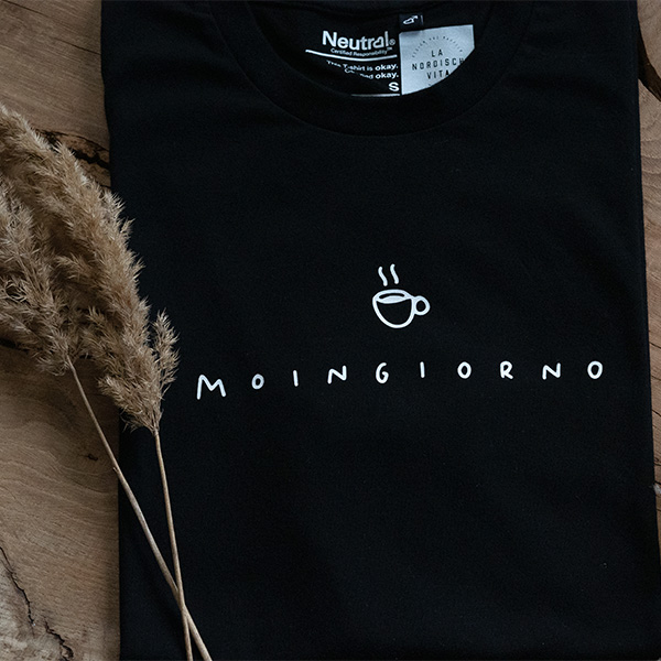 Shirt Moingiorno Kaffee schwarz