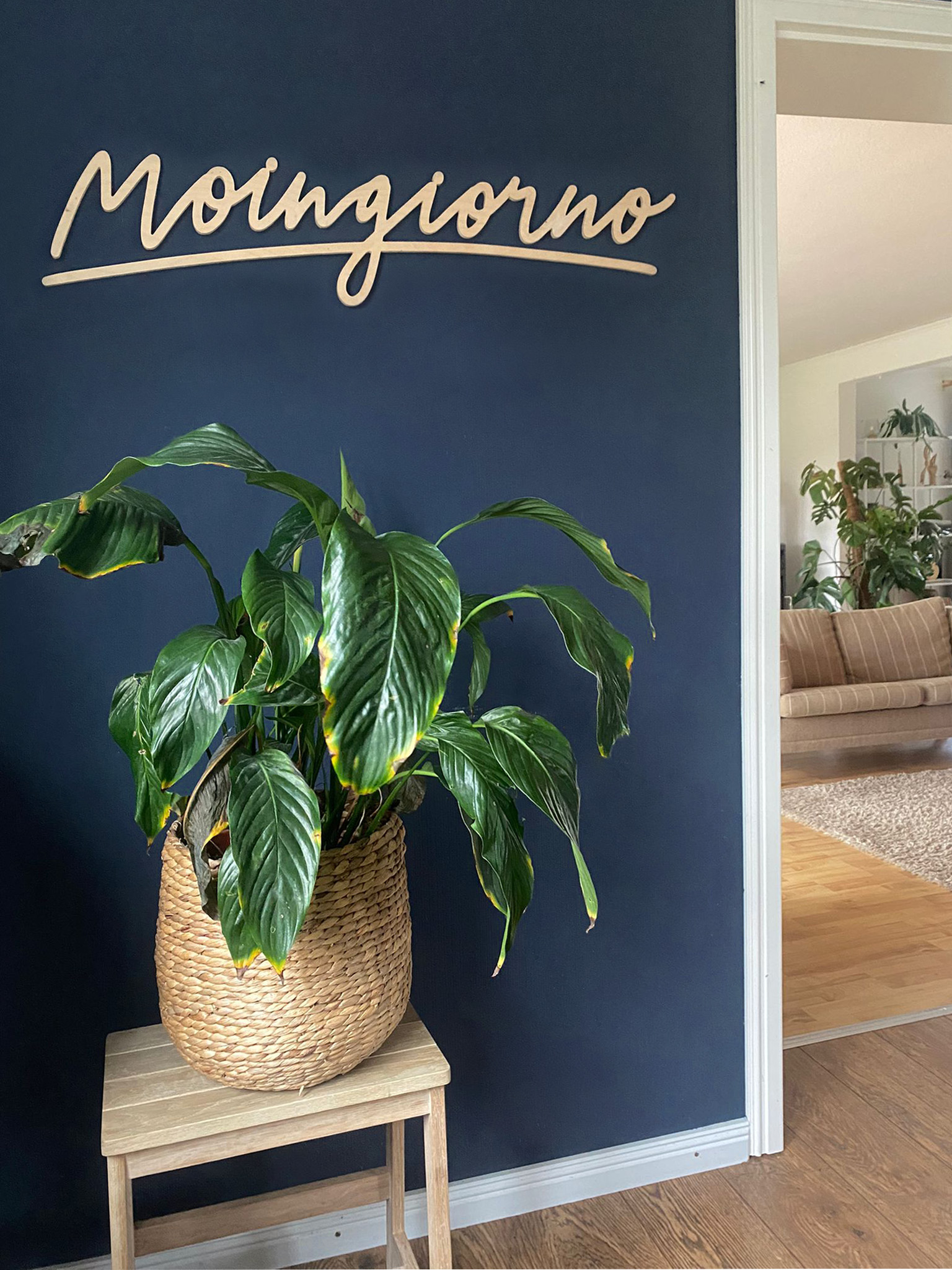 Moingiorno Holz-Lettering gold, 95cm