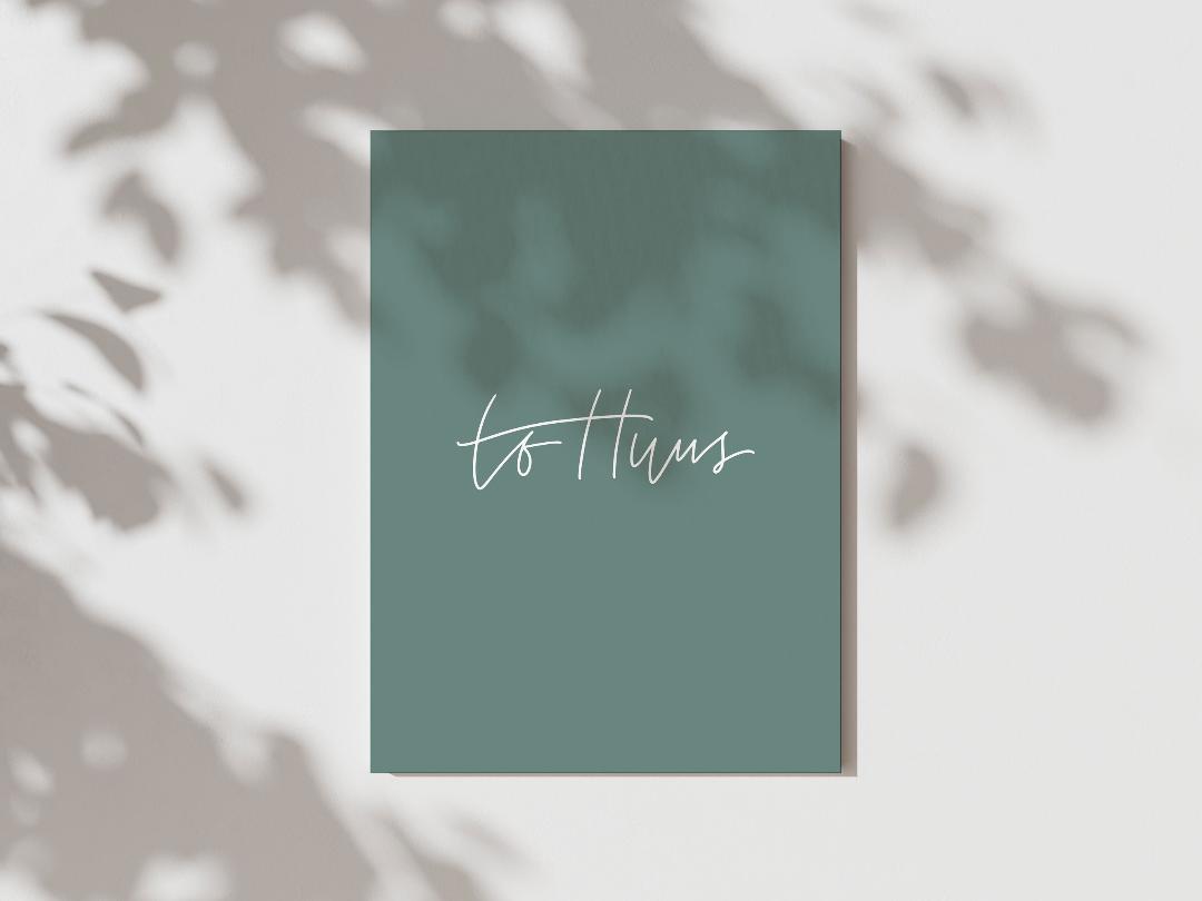 Poster to Huus, salbei