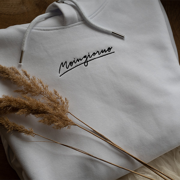 Hoodie weiß