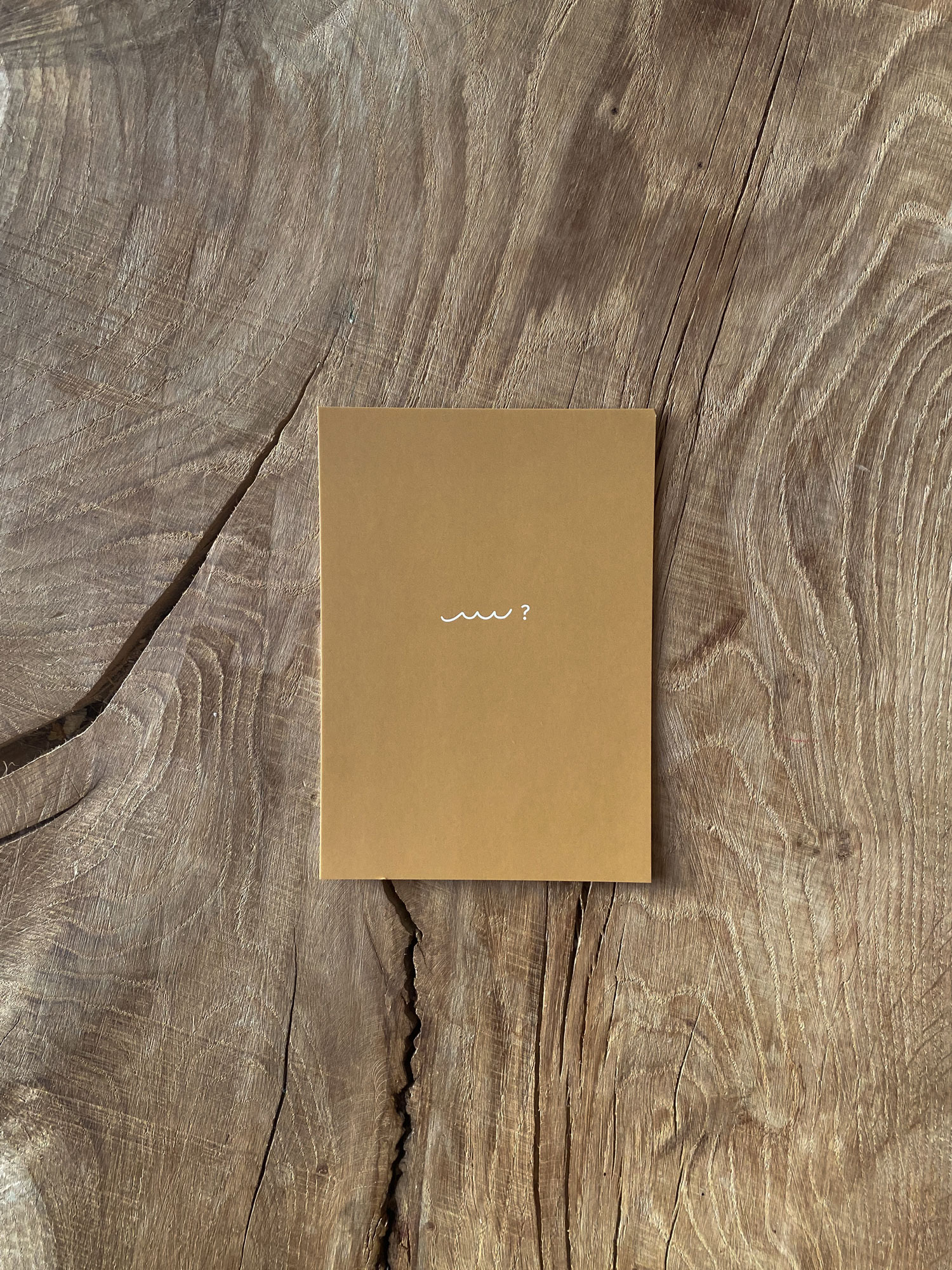 Postkarte Welle
