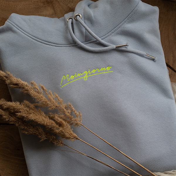 Hoodie lavendelblau