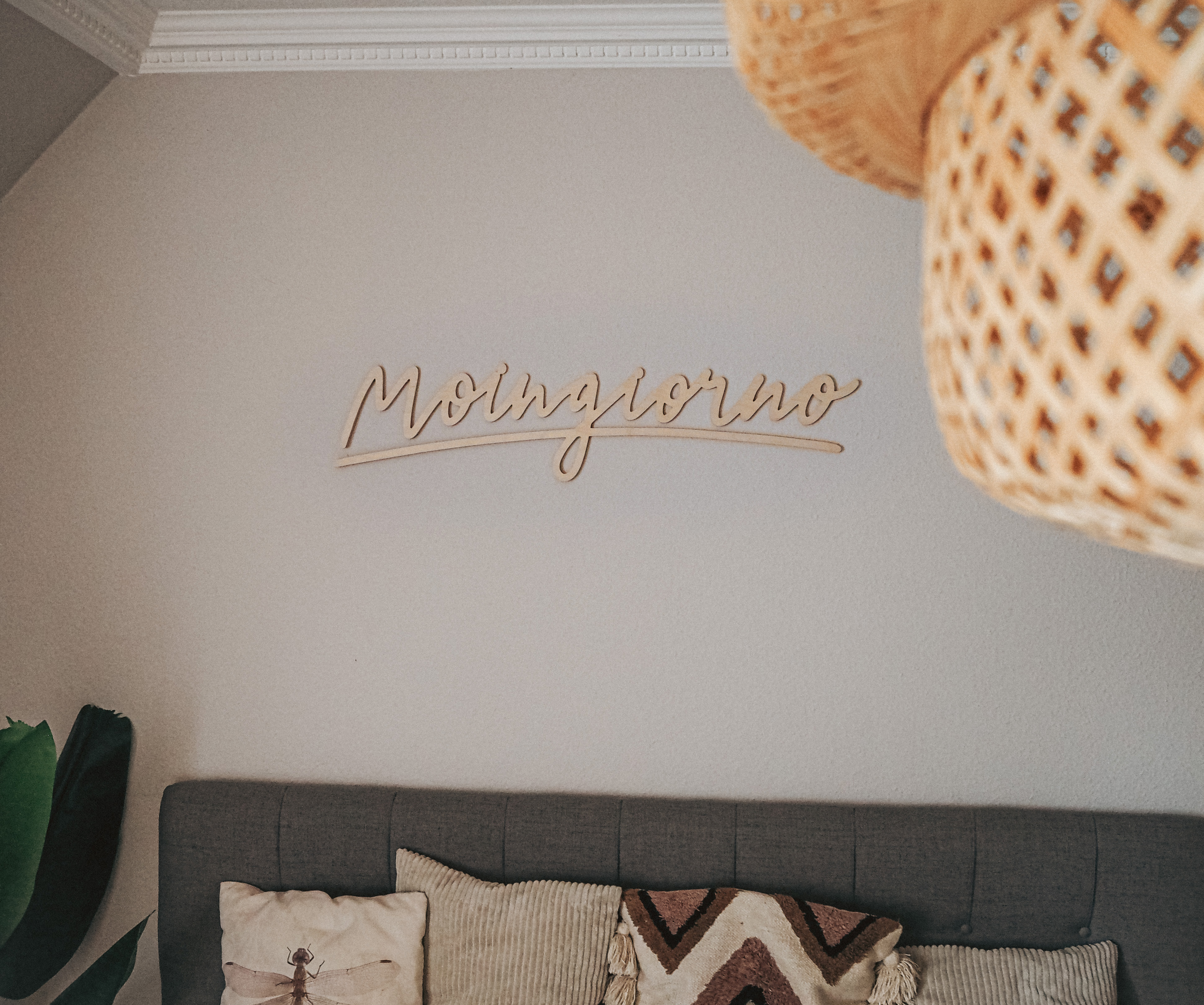 Moingiorno Holz-Lettering natur, 95 cm