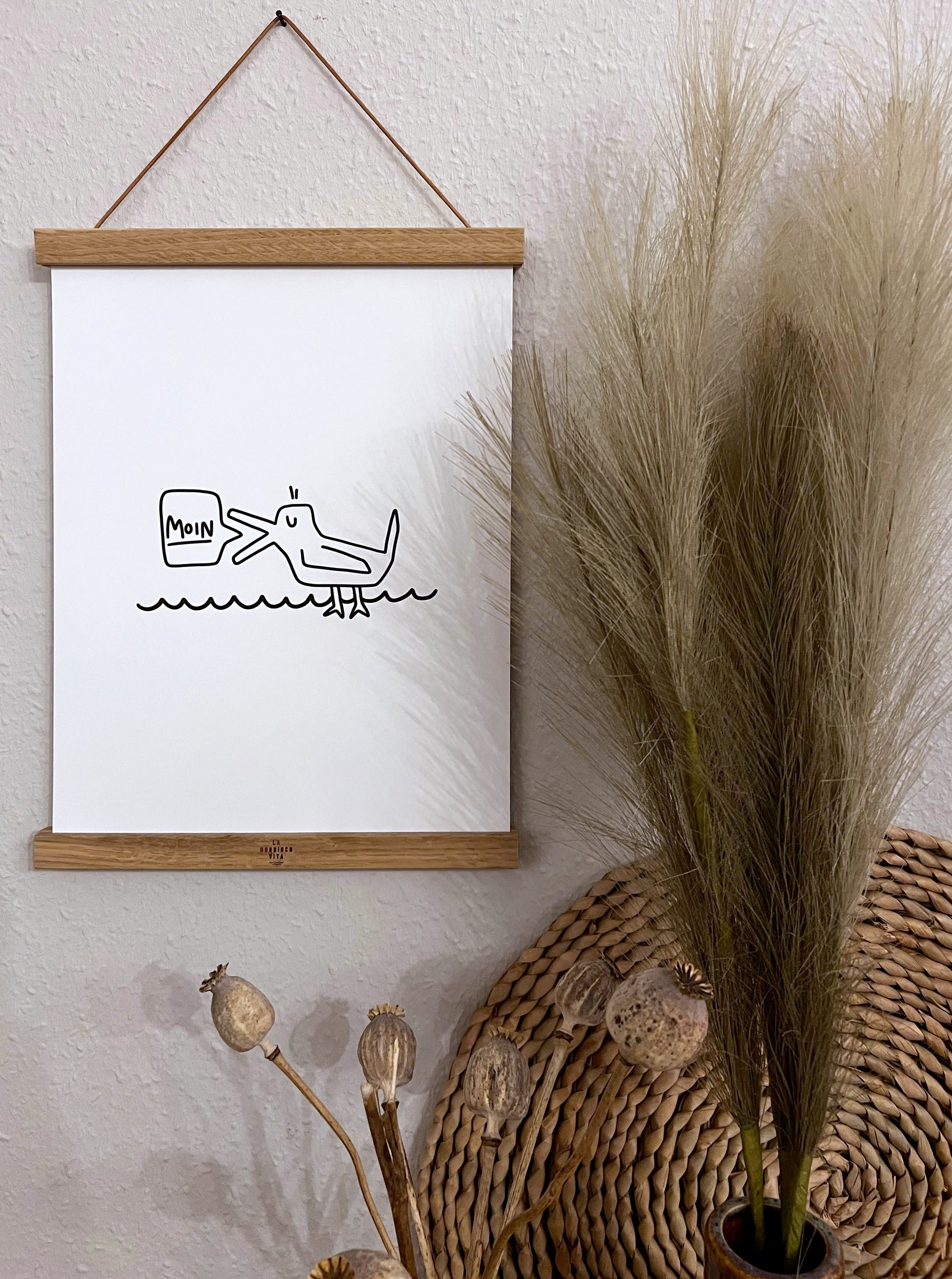 Poster Moin Möwe
