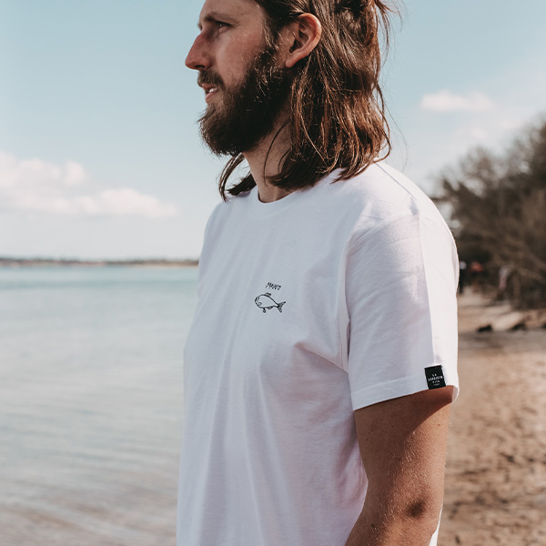 Shirt Hering weiß