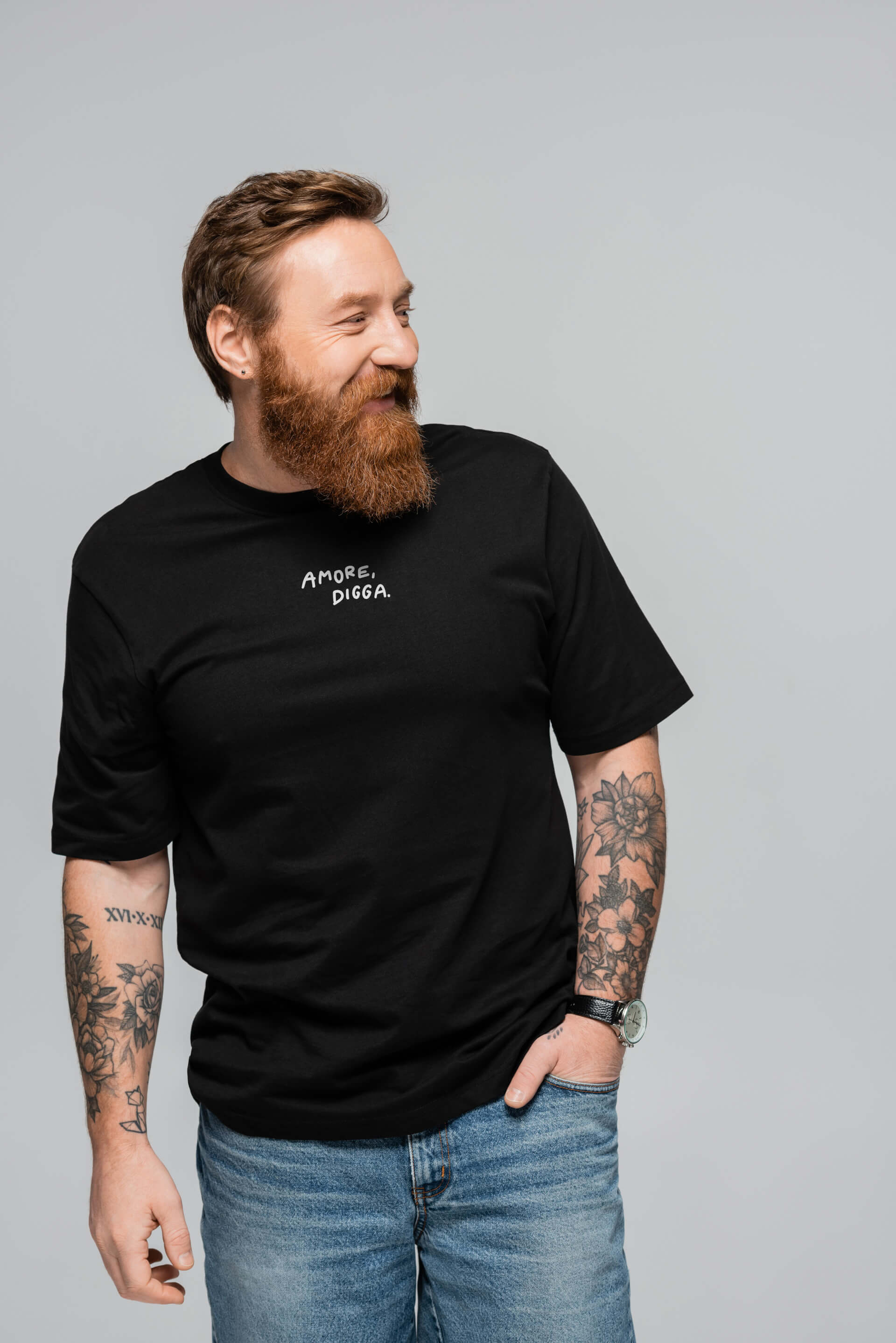 Shirt, Amore, schwarz