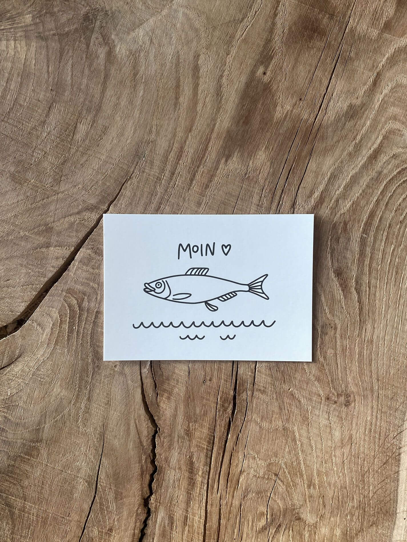 Postkarte Hering