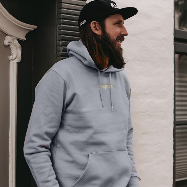 Hoodie lavendelblau