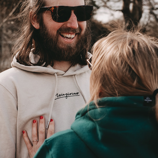 Hoodie strandsand